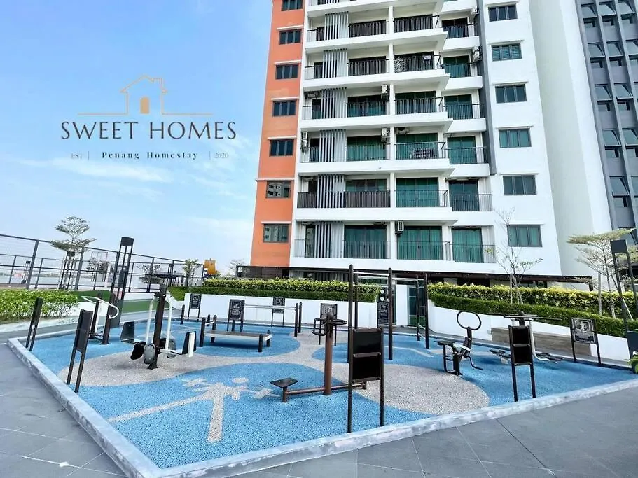 Daire Blue Studio Suite 1-4Pax B'Worth Prai@Swimmingpool Perai