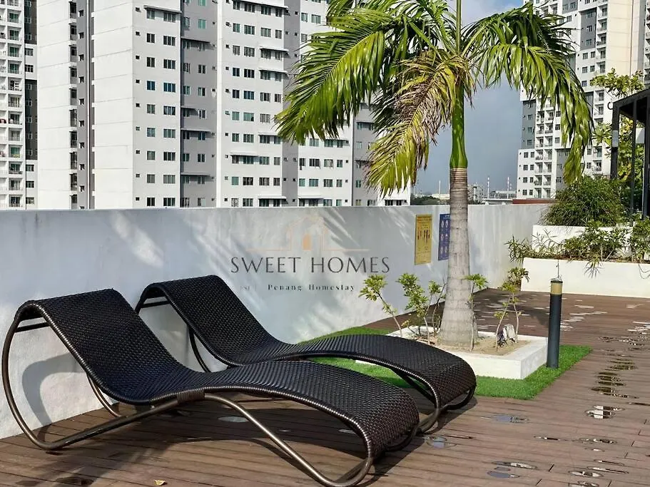 Blue Studio Suite 1-4Pax B'Worth Prai@Swimmingpool Perai 0*,  Malezya