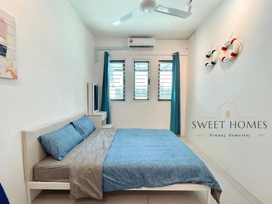 Daire Blue Studio Suite 1-4Pax B'Worth Prai@Swimmingpool Perai