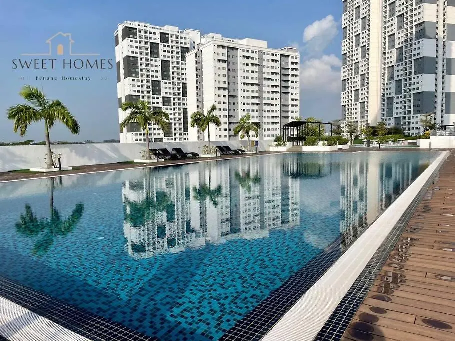 Blue Studio Suite 1-4Pax B'Worth Prai@Swimmingpool Perai 0*,